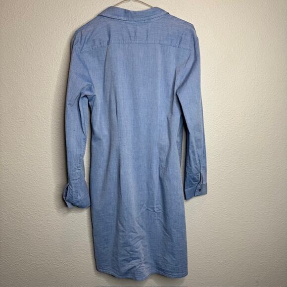 Stateside USA Classiccore Denim Wrap Button Casual Dress Sz Medium - Picture 4 of 16